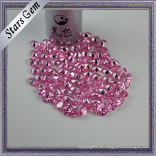Forme la pequeña piedra cúbica rosada de Zirconia para el ajuste de la joyería